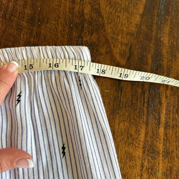 Rails | Clara Flocked Lightning Pinstripe Pajama Pants - Picture 9 of 11